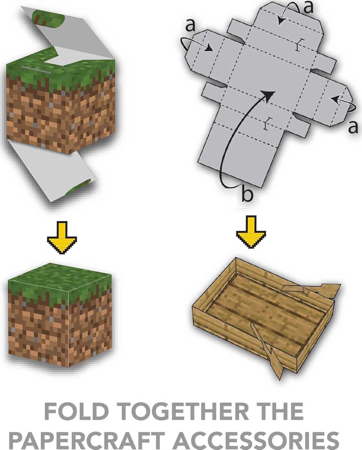 imageMattel Minecraft Mob Head Minis Advent Calendar with 24 Surprises Including 6 Figures ampamp Accessories Holiday Toy