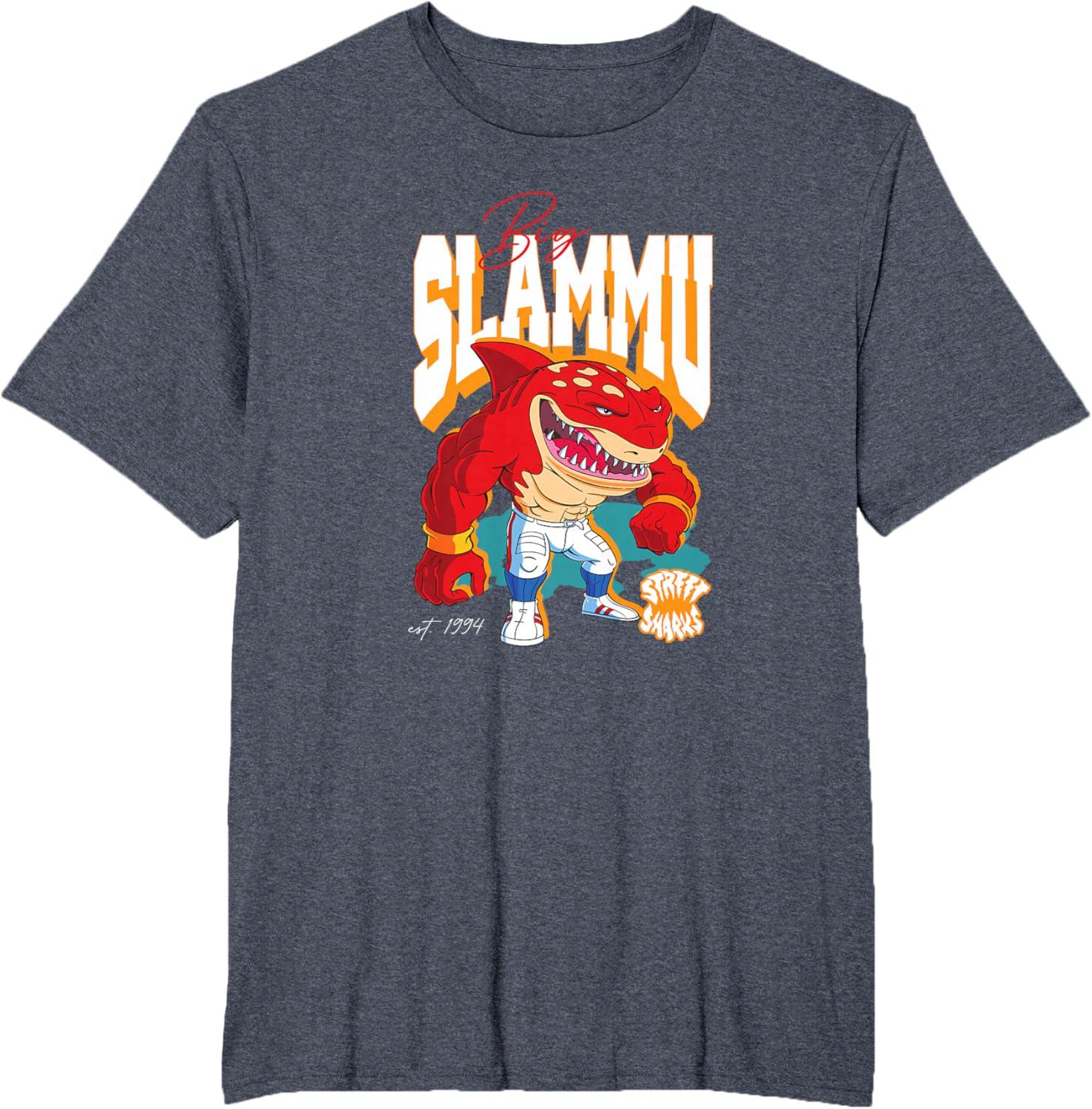 imageStreet Sharks Big Slammu TShirtHeather Blue