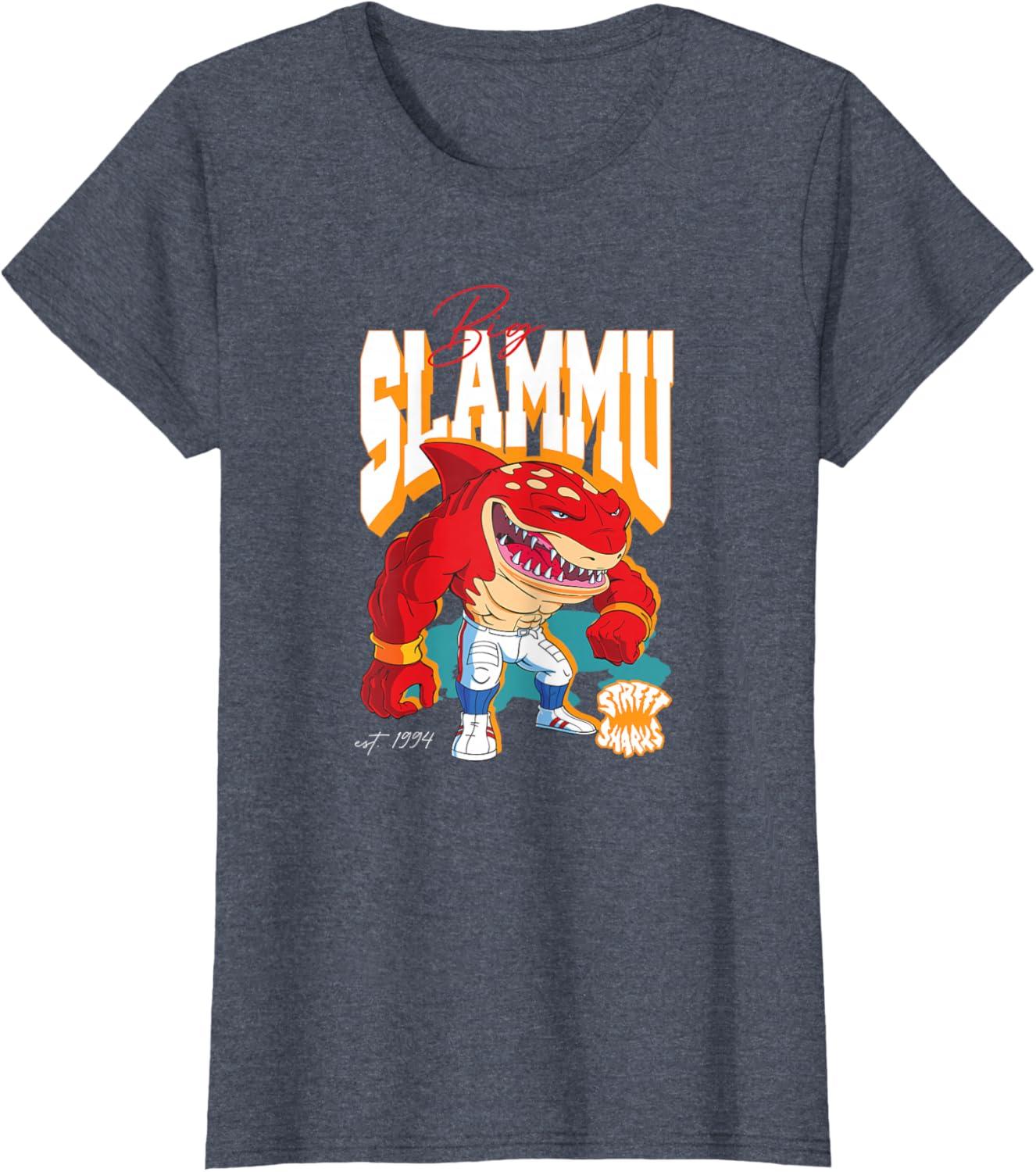 imageStreet Sharks Big Slammu TShirtHeather Blue
