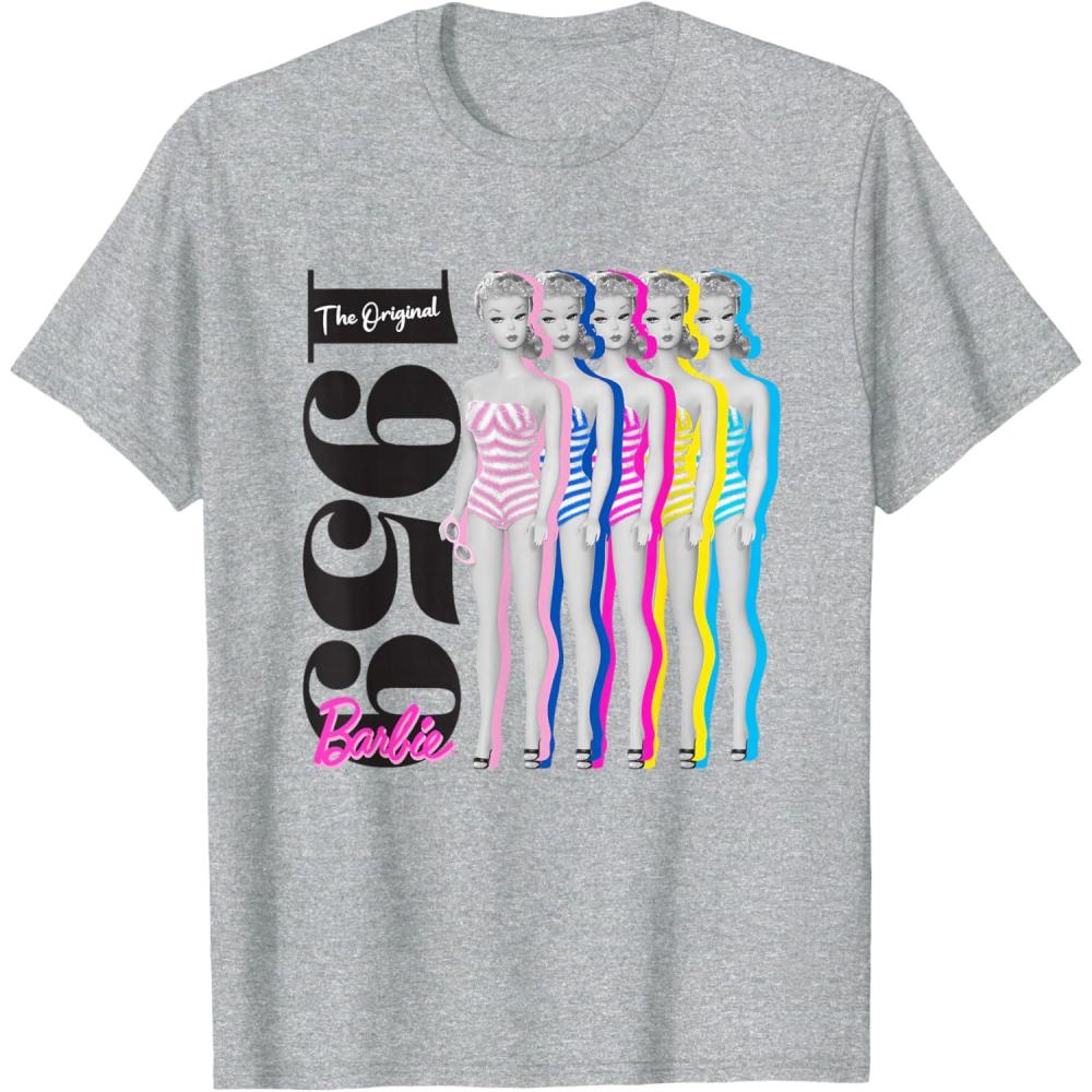 imageBarbie  1959 Original TShirtHeather Grey