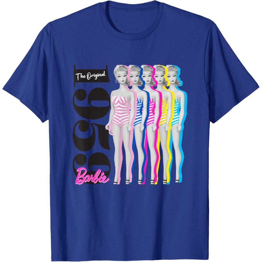 imageBarbie  1959 Original TShirtRoyal Blue