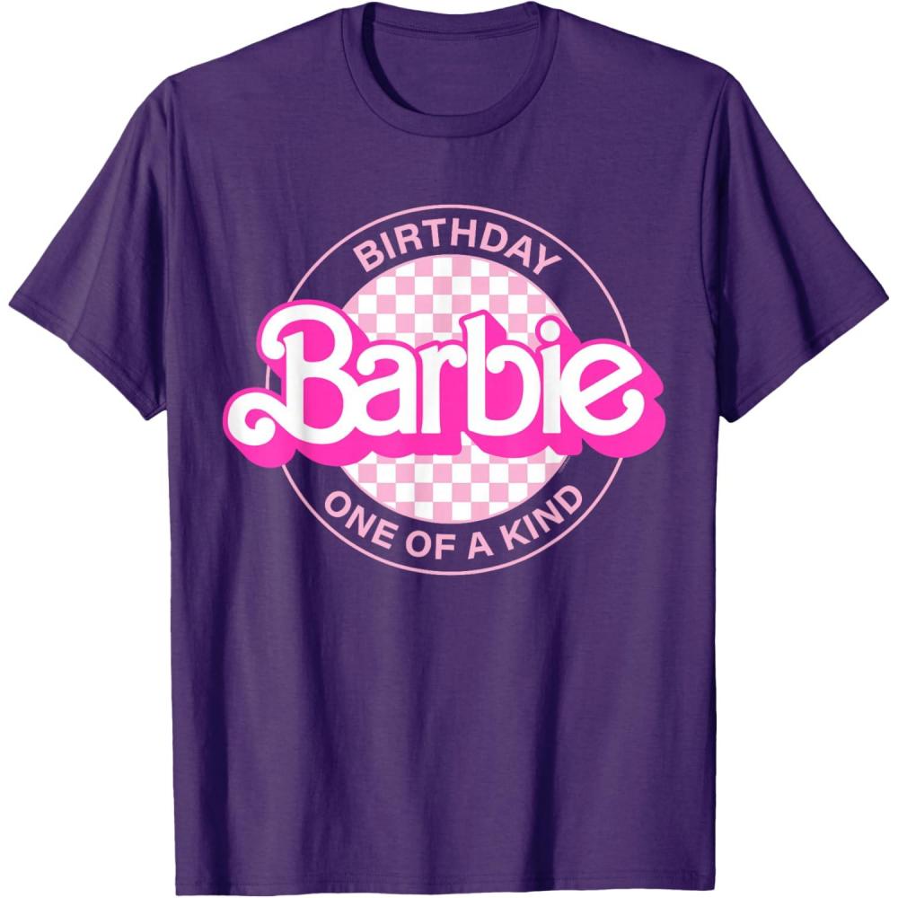 imageBarbie  Barbie Birthday Classic  One of a Kind TShirtPurple