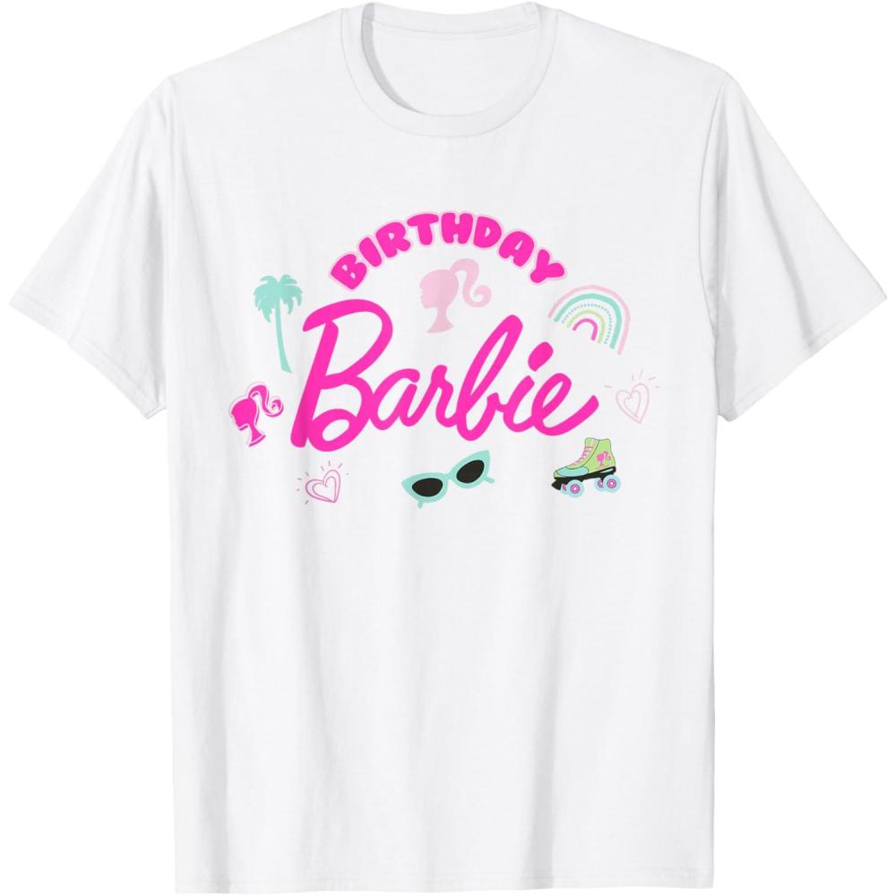 imageBarbie  Birthday Barbie Icons TShirtWhite