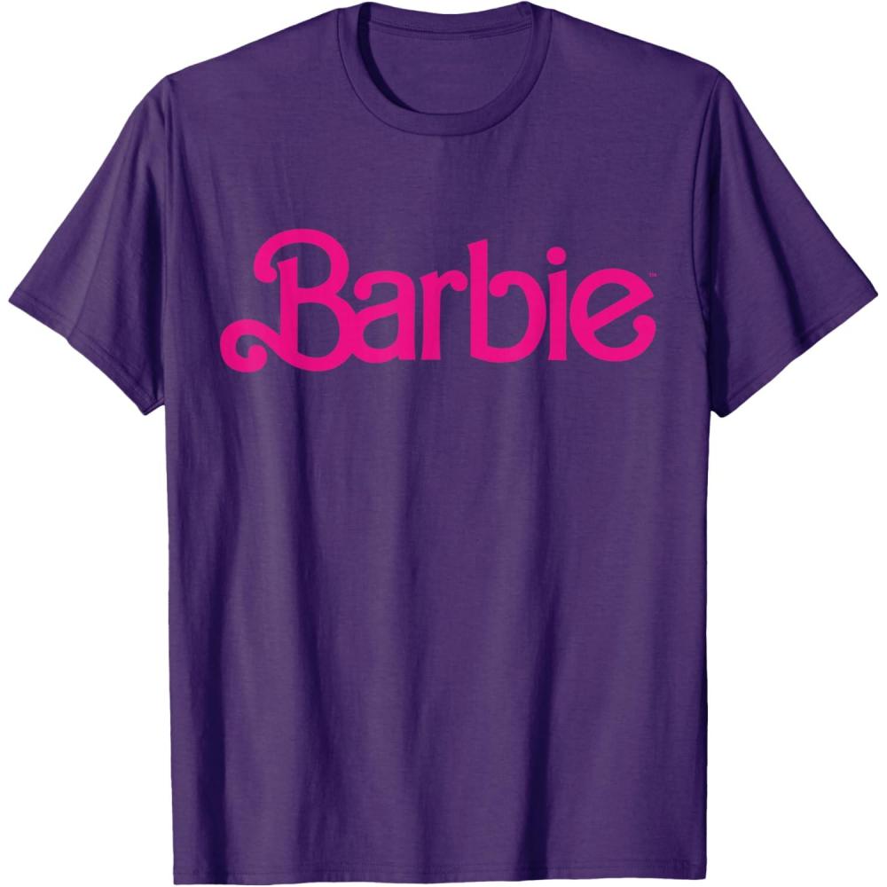 imageBarbie 1980s Logo TShirtPurple