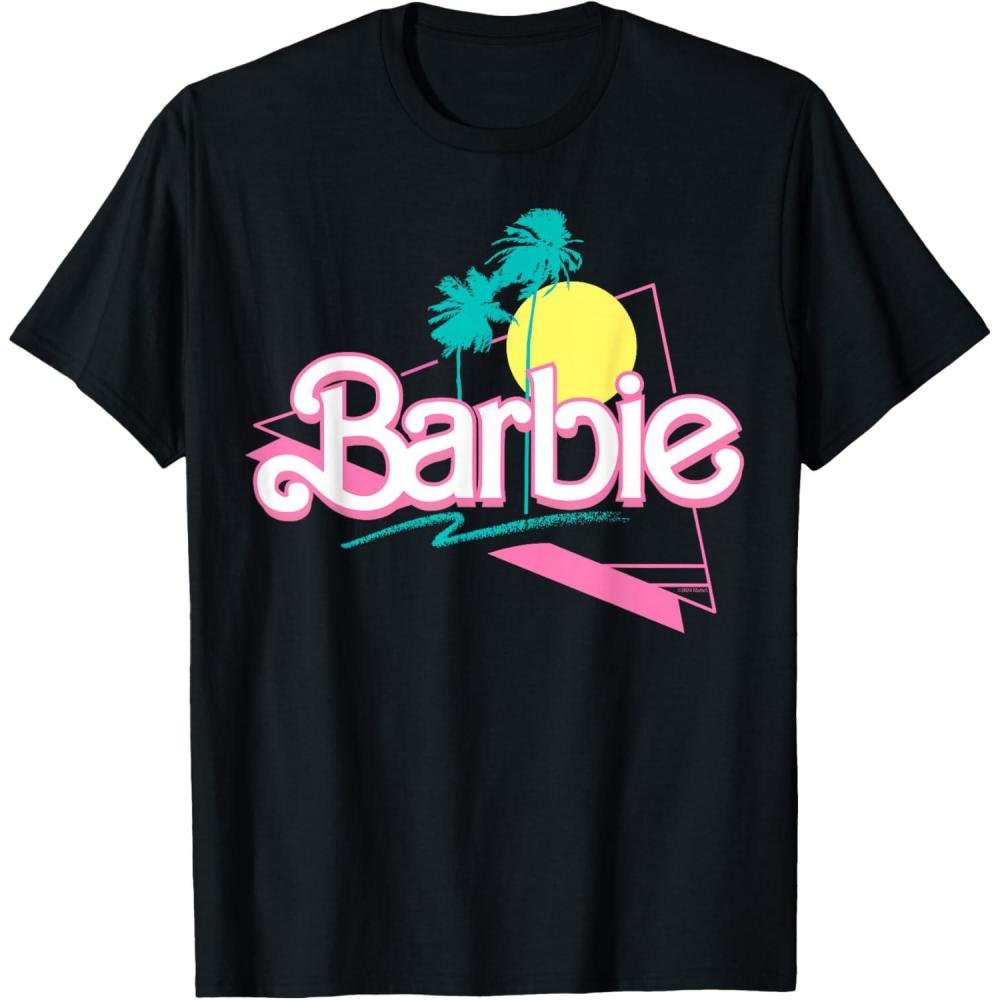 imageBarbie 90s Retro Logo TShirtBlack