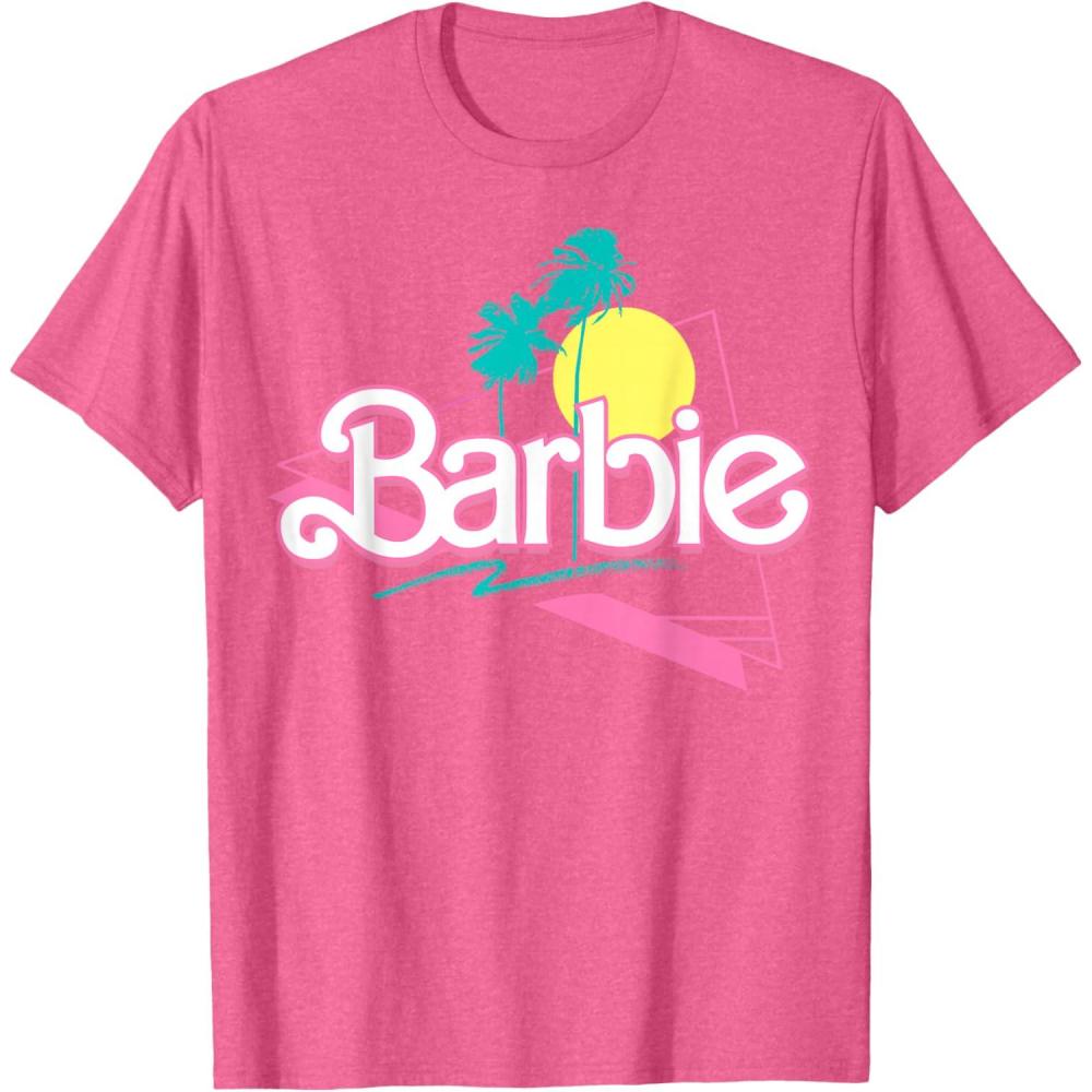 imageBarbie 90s Retro Logo TShirtPink Heather
