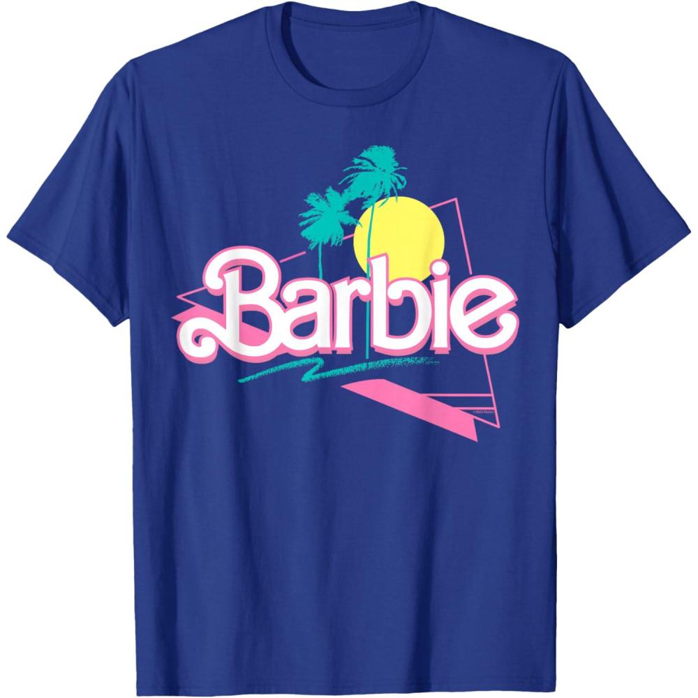 imageBarbie 90s Retro Logo TShirtRoyal Blue