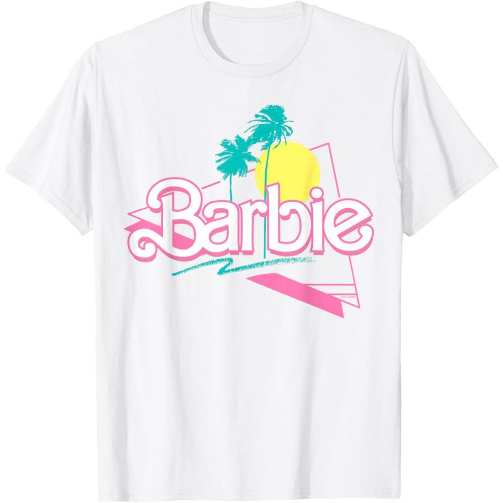imageBarbie 90s Retro Logo TShirtWhite