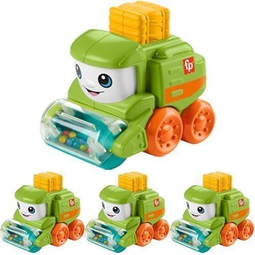 imageFisherPrice Baby Crawling Toy Poppity Pop Turtle PushAlong Vehicle with Ball Popping Sounds for Infants Ages 6 MonthsTractor