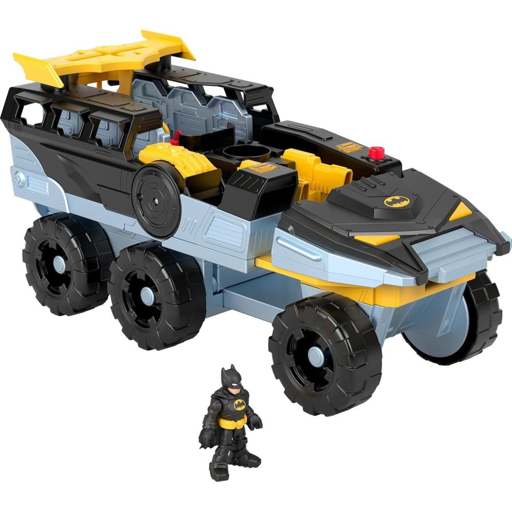 imageFisherPrice Imaginext DC Super Friends Batman Toy Transforming BatTank with Lights Sounds ampamp Figure for Pretend Play Kids Ages 3 Years