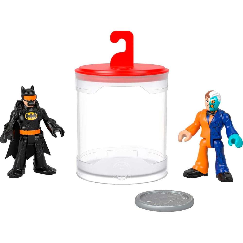 imageFisherPrice Imaginext DC Super Friends Batman Toys Color Changers Figure Set Batman ampamp TwoFace for Preschool Kids Ages 3 YearsBatman  TwoFace