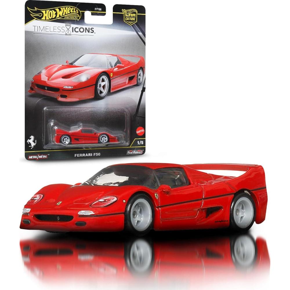 imageHot Wheels Car Culture Vehicle Premium 164 Scale DieCast Toy Car or Truck with Real Riders Tires ampamp MetalMetal Body ampamp Chassis Styles May Vary