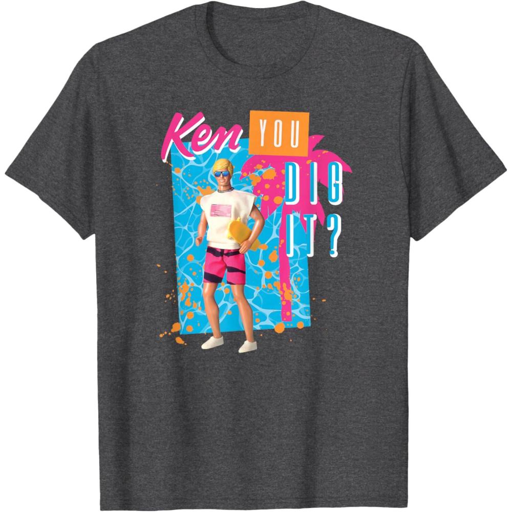 imageKen  Ken You Dig It Summer Vibes TShirtDark Heather Grey