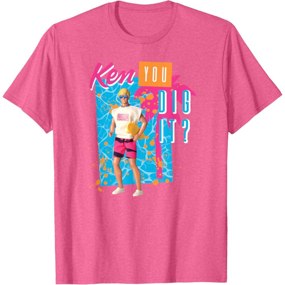 imageKen  Ken You Dig It Summer Vibes TShirtPink Heather