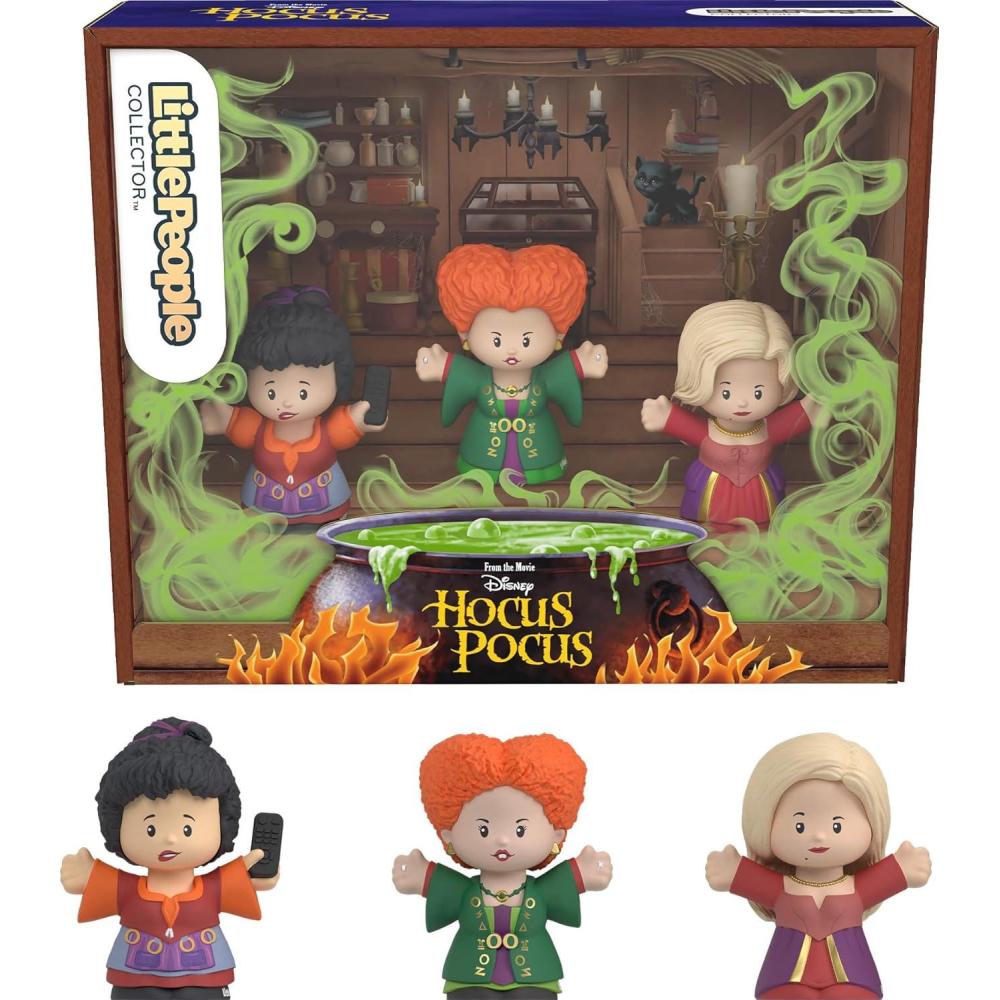 imageLittle People Collector Disney Hocus Pocus Movie Special Edition Set for Adults ampamp Fans 3 Figures in a Display Package