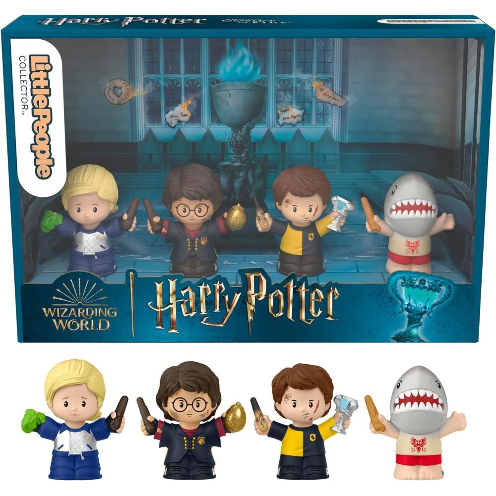 imageLittle People Collector Harry Potter and The Order of The Phoenix Special Edition Set for Adults ampamp Fans 4 Figures in a Display BoxGoblet of Fire