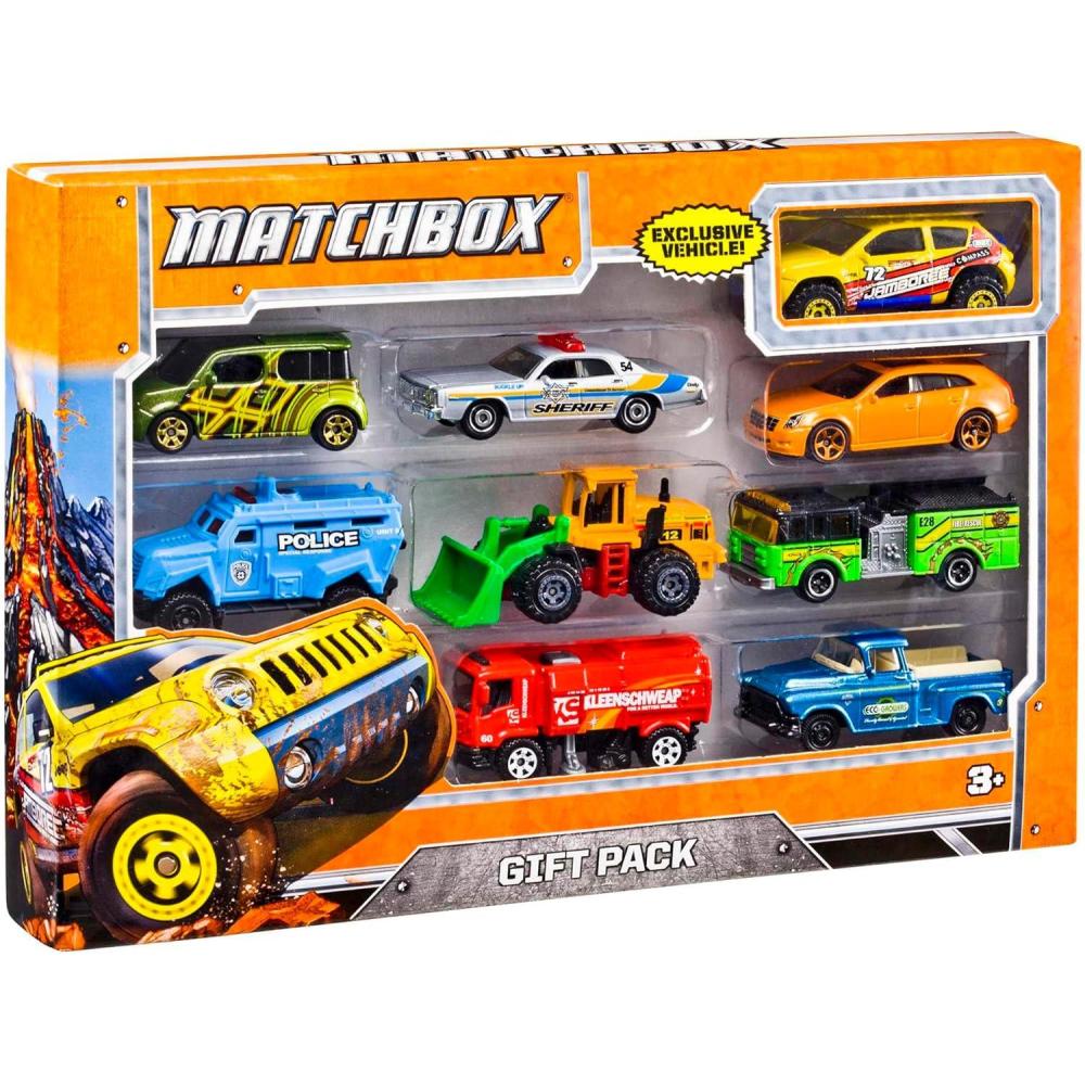 imageMatchbox Cars 164 Scale Toy Cars Buses and Trucks for Kids and Collectors Set of 20 Styles May Vary9Pack