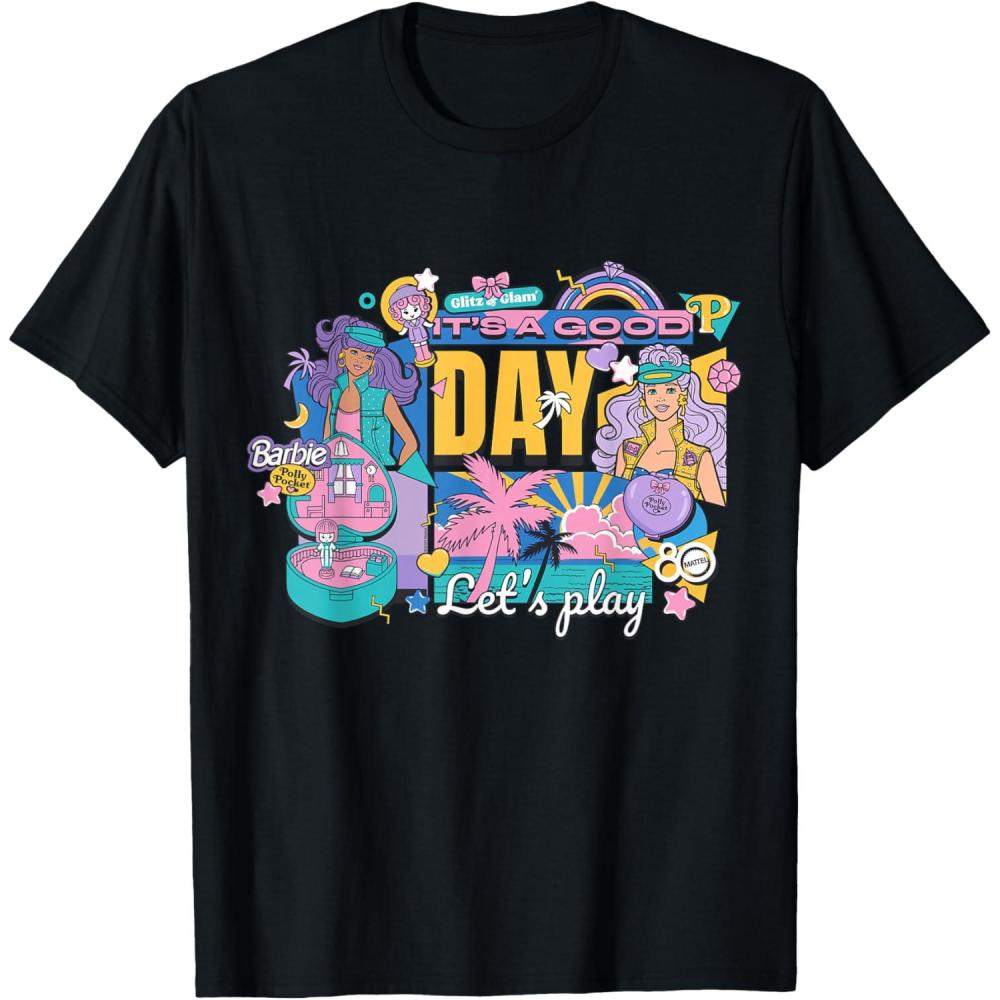 imageMattel 80th  Its a Good Day Lets Play TShirtBlack