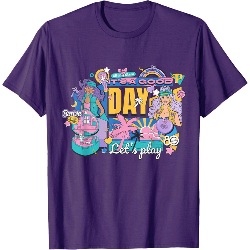 imageMattel 80th  Its a Good Day Lets Play TShirtPurple
