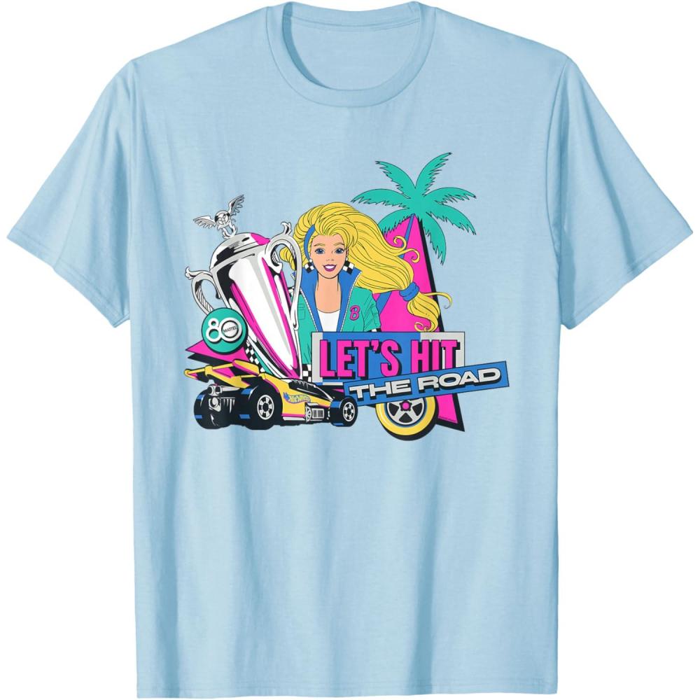 imageMattel 80th  Lets Hit the Road TShirtBaby Blue