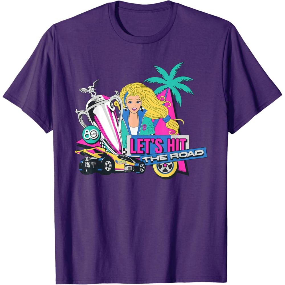 imageMattel 80th  Lets Hit the Road TShirtPurple