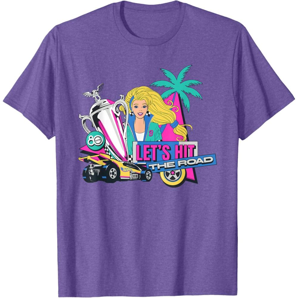 imageMattel 80th  Lets Hit the Road TShirtPurple Heather