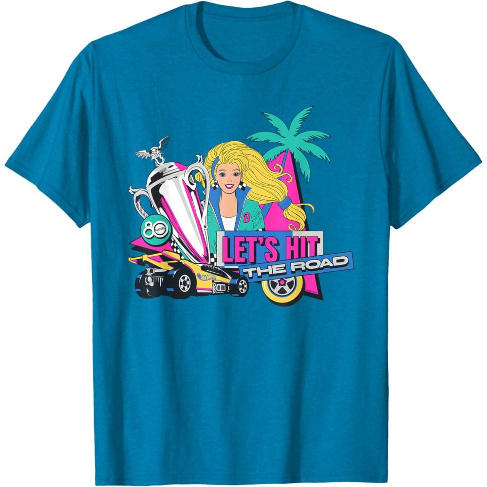 imageMattel 80th  Lets Hit the Road TShirtSapphire Blue