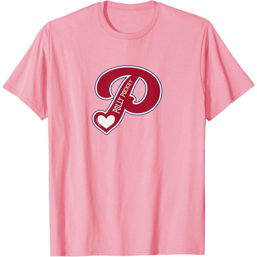 imageMattel 80th  Polly Pocket Badge TShirtPink