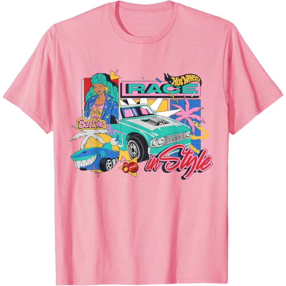 imageMattel 80th  Race in Style TShirtPink