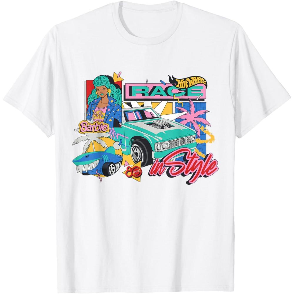 imageMattel 80th Race in Style TShirtWhite