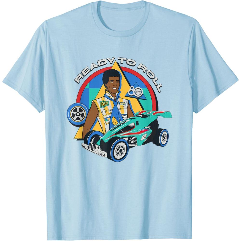 imageMattel 80th  Ready to Roll TShirtBaby Blue