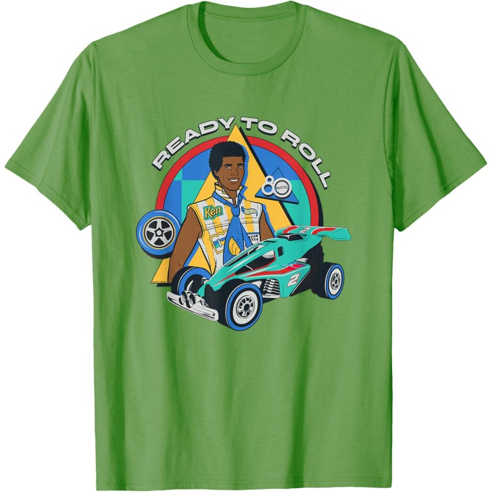 imageMattel 80th Ready to Roll TShirtGrass Green