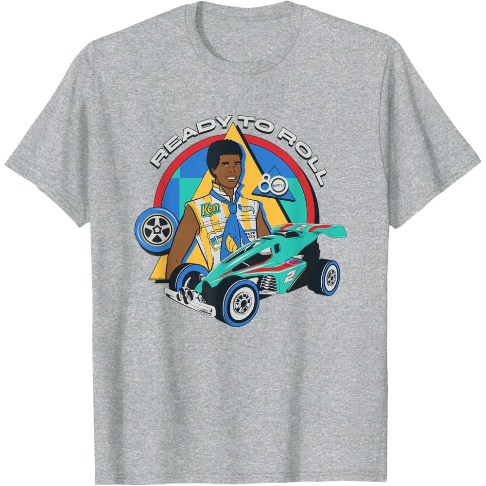 imageMattel 80th  Ready to Roll TShirtHeather Grey