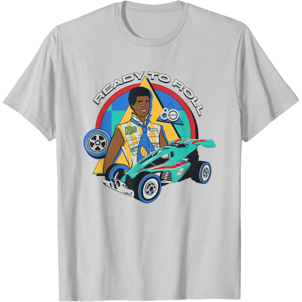 imageMattel 80th Ready to Roll TShirtSilver Grey