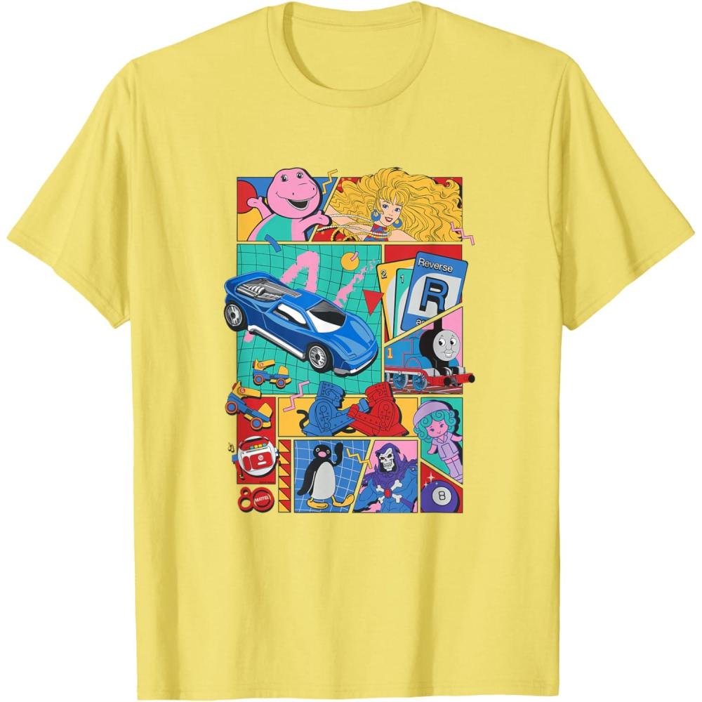 imageMattel 80th  Throwback TShirtLemon Yellow