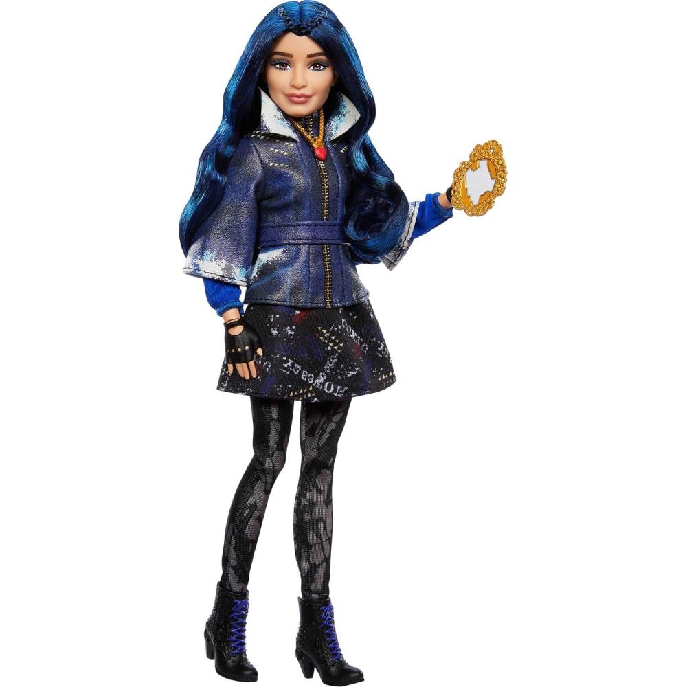 imageMattel Descendants Evie Isle of The Lost Tenth Anniversary Fashion Doll with Removable Outfit Accessory ampamp Bendable Joints Inspired by The MoviesEvie