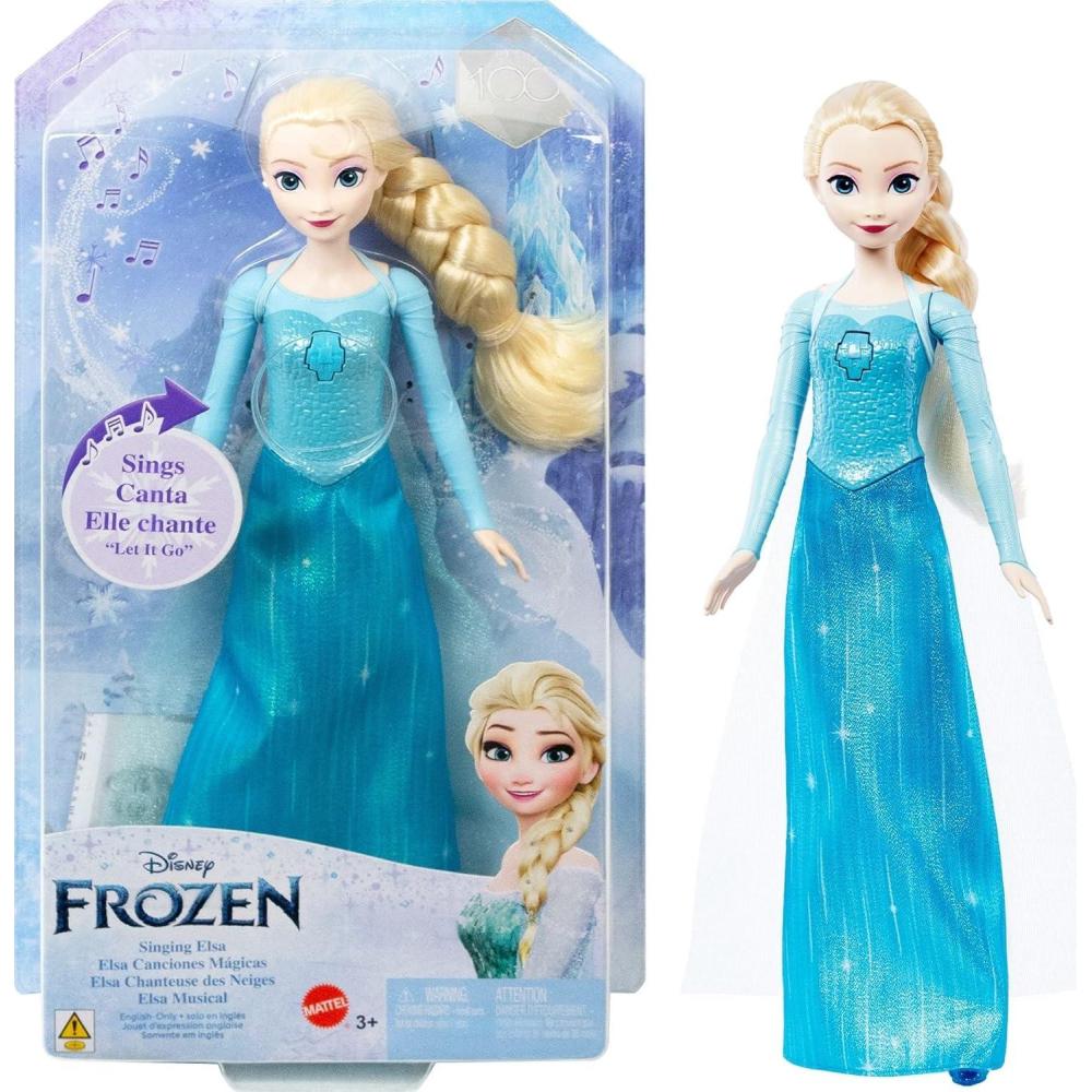 imageMattel Disney Frozen Toys Singing Elsa Doll in Signature Clothing Sings Let It Go from The Disney Movie FrozenSignature Elsa