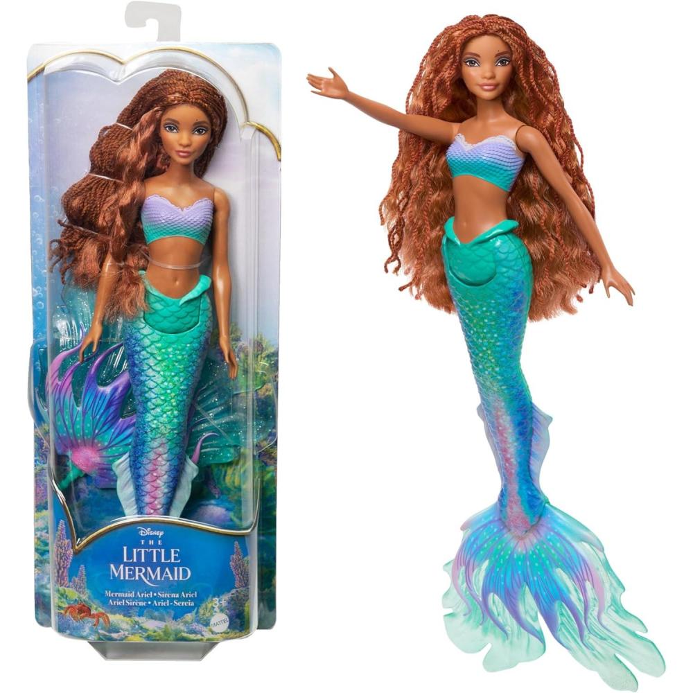 imageMattel Disney Toys Ariel Fashion Doll with Signature Outfit Inspired by Disneys The Little Mermaid Movie