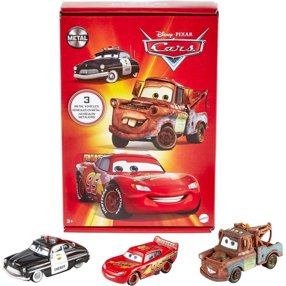 imageMattel Disney and Pixar Cars Set of 10 DieCast Mini Racers Vehicles Collectible Set of 155 Scale Toy Cars Inspired by MoviesMulticolor