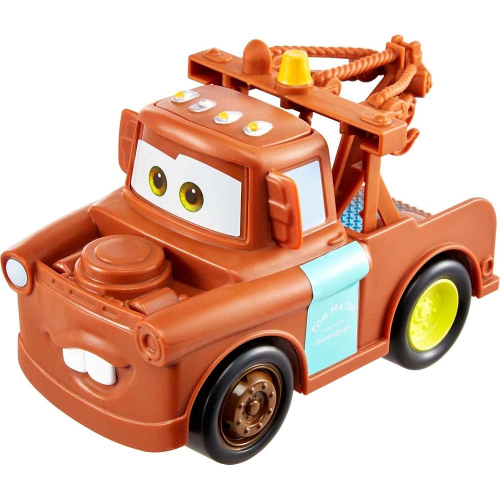 imageMattel Disney and Pixar Cars Track Talkers Mater Vehicle 55in Talking Movie Toy with Sound Effects Collectible Character Car Gift for Kids ampamp Collectors Ages 3 Years Old ampamp Up