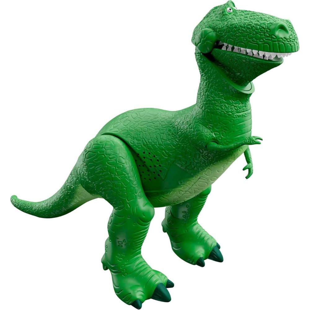 imageMattel Disney and Pixar Toy Story Talking Dinosaur Action Figure with Movng Arms Roarin Laughs Rex Dino Toy 108inch T Rex with 40 Sounds ampamp Phrases