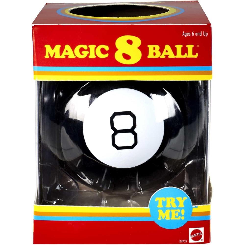 imageMattel Games Magic 8 Ball Novelty FortuneTelling Toy Retro Look for Kids GrownUps Families Parties ampamp Travel Amazon ExclusiveClassic