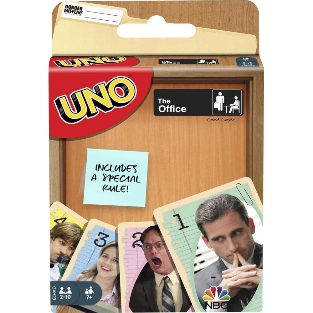 imageMattel Games UNO The Office Card Game for Teens Adults Families ampamp Parties with Special Rule for 2 to 10 PlayersThe Office