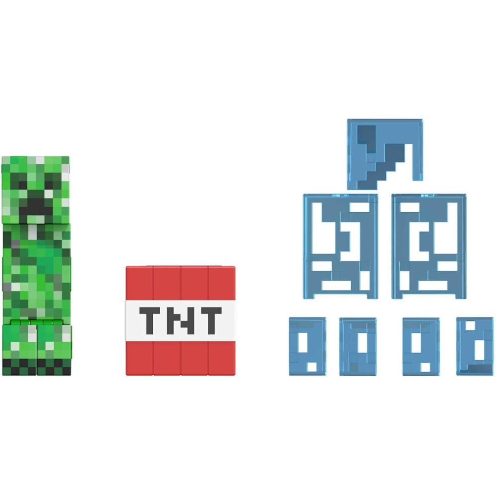 imageMattel Minecraft Diamond Level Wolf Action Figure ampamp DieCast Accessories Collectible Toy Inspired by Video Game 55inch ScaleCreeper