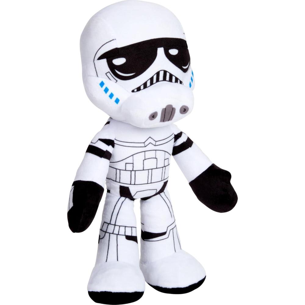 imageMattel Star Wars Plush Talkers Soft Toys 11 to 12Inch Stormtrooper Plush with 10 Sounds ampamp Phrases Collectible Soft DollsStorm Trooper