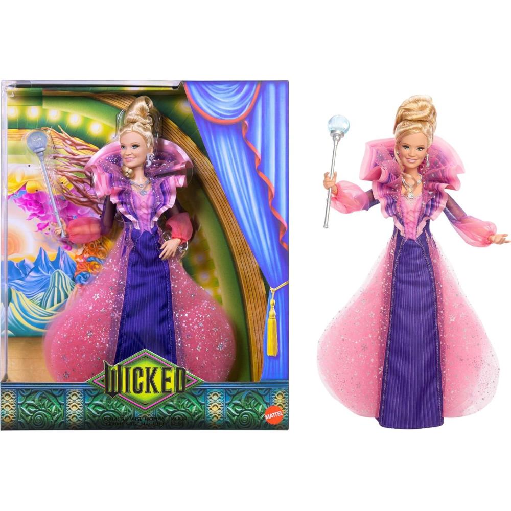 imageMattel Universal Pictures Wicked Magical Wise Woman  Moon Fashion Doll with Removable Deluxe Outfit ampamp Accessory Inspired by The Movie