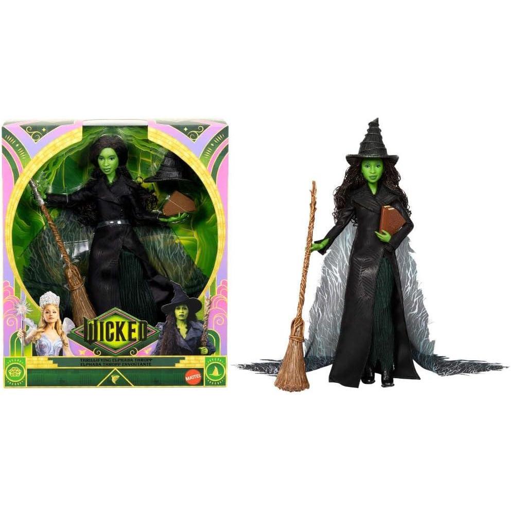 imageMattel Universal Pictures Wicked for Good Deluxe Glinda Fashion Doll with Removable Outfit ampamp 3 Accessories Inspired by The MovieElphaba