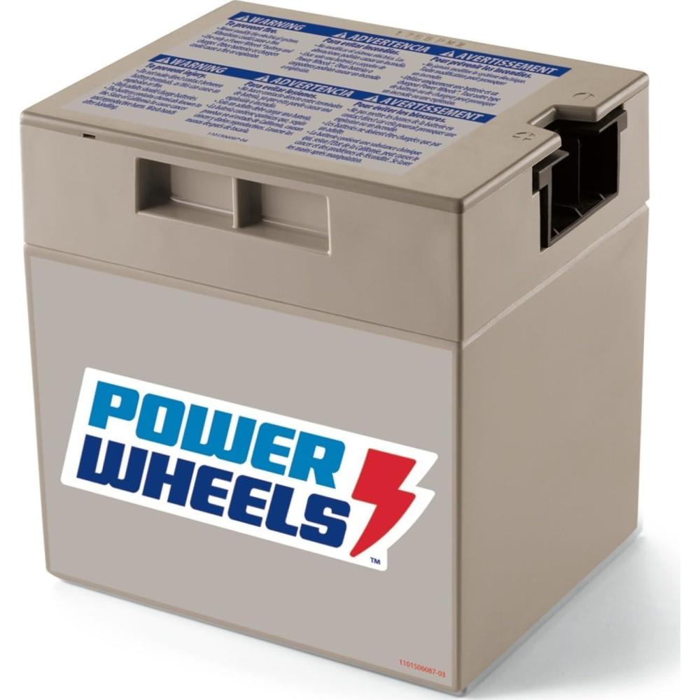 imagePower Wheels RideOn Toy Replacement Battery 12Volt 12Ah Rechargeable for Preschool VehiclesOld Edition