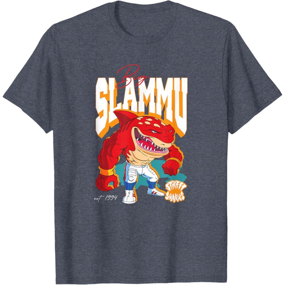imageStreet Sharks  Big Slammu TShirtHeather Blue