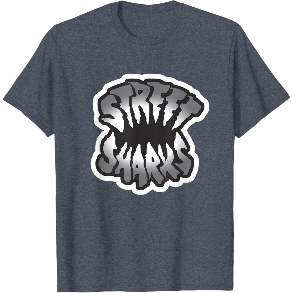 imageStreet Sharks  Grey Logo TShirtHeather Blue